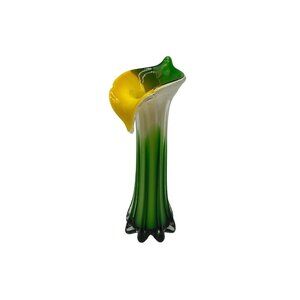 Jack In The Pulpit Calla Lily Vase 11.5 Inches Tall By Pier 1 Imports Vintage